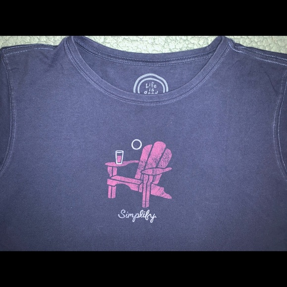 'Life is good' simplify t-shirt - Picture 2 of 2
